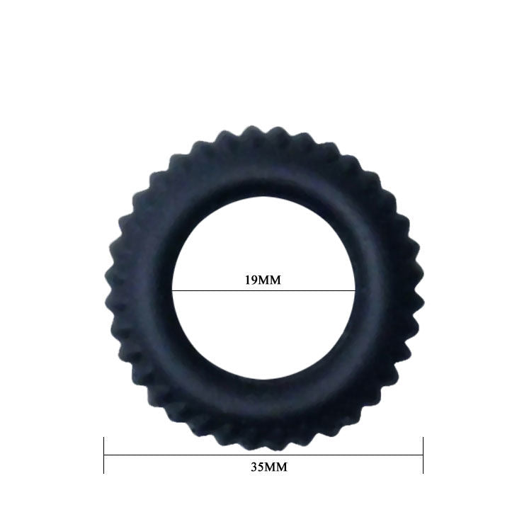 BAILE - TITAN COCKRING PRETO 1.9 CM - Sex Shop Sexy