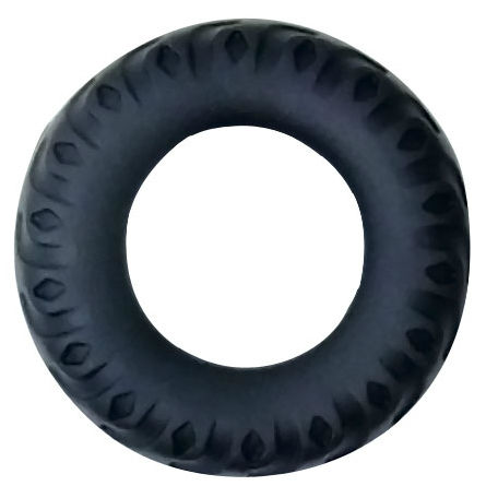 BAILE - TITAN COCKRING PRETO E VERDE 2 CM - Sex Shop Sexy