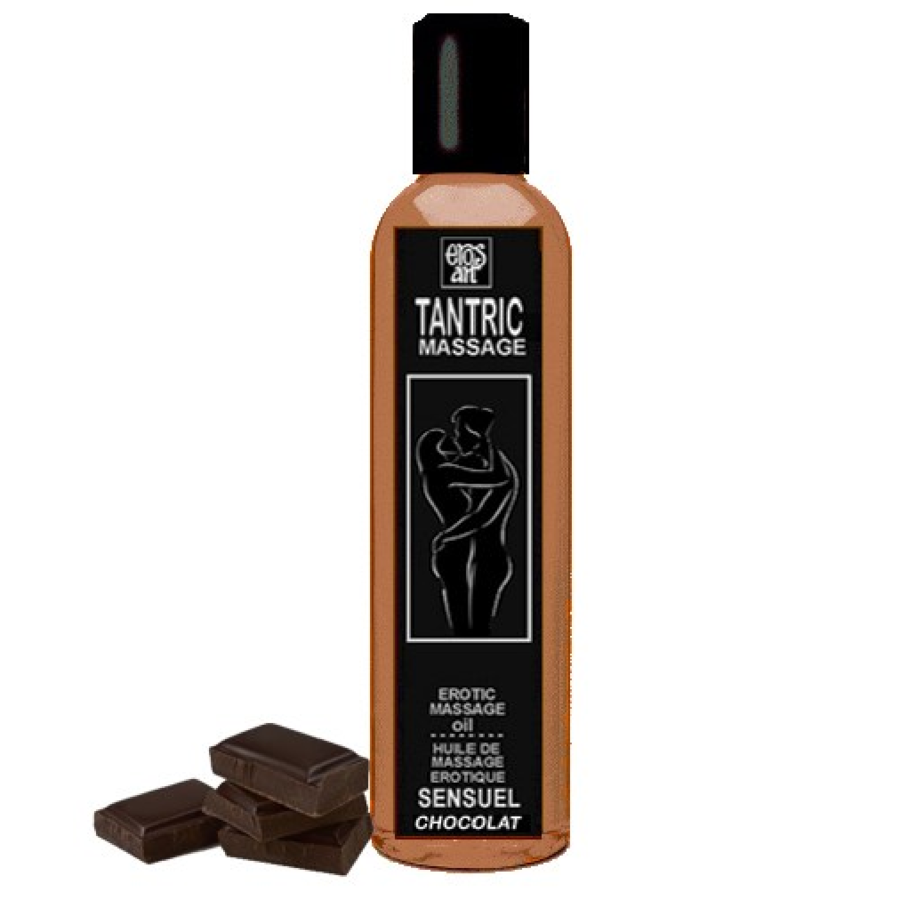 EROS-ART - ÓLEO DE MASSAGEM TÂNTRICO NATURAL E AFRODISÍACO CHOCOLATE 30 ML - Sex Shop Sexy