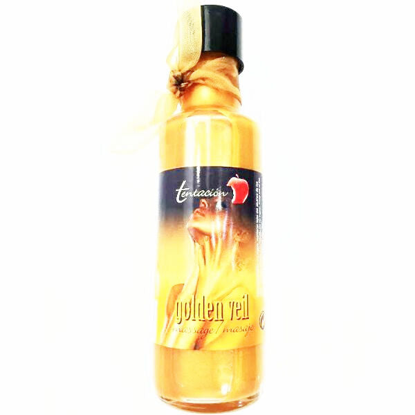 TENTACION - ÓLEO DE MASSAGEM VELO DOURADO 100 ML - Sex Shop Sexy