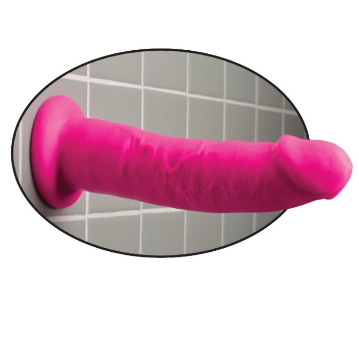 DILLIO - DILDO COM VENTOSA 22.9 CM ROSA - Sex Shop Sexy