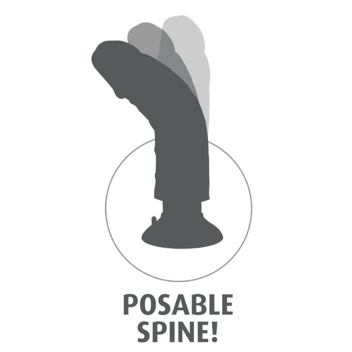 KING COCK - DILDO VIBRADOR COM TESTÍCULOS 25.5 CM CASTANHO