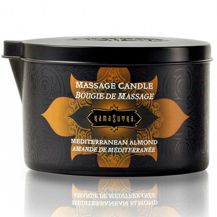 KAMASUTRA - VELA DE MASSAGEM AMÊNDOA MEDITERRÂNICA 170 GR - Sex Shop Sexy