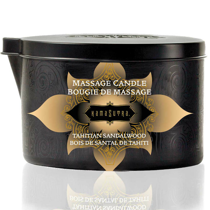 KAMASUTRA - VELA DE MASSAGEM BAUNILHA E SÂNDALO 170 GR - Sex Shop Sexy