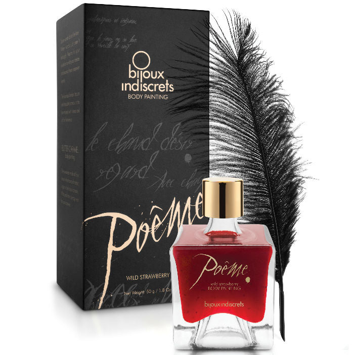 BIJOUX - POEME PINTURA COMESTÍVEL MORANGO SILVESTRE 50 GR