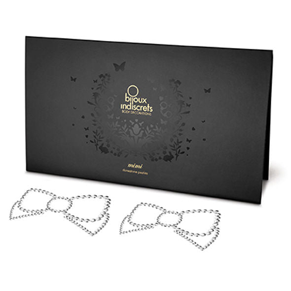 BIJOUX - MIMI BOW COBRE MAMILOS PRATEADO - Sex Shop Sexy