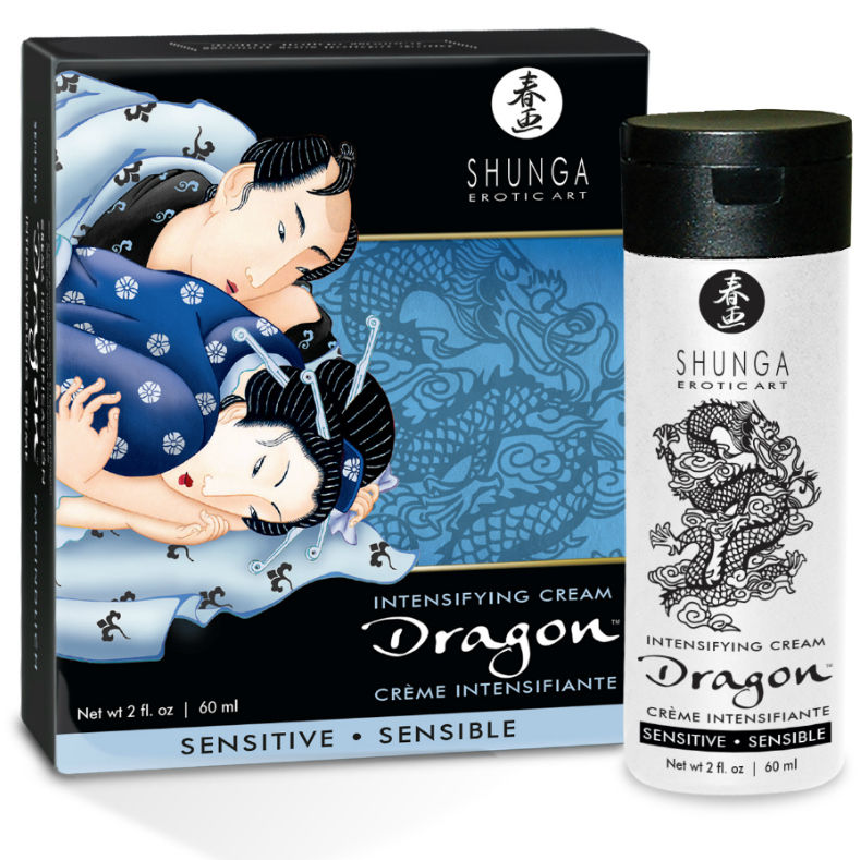 SHUNGA - DRAGON CREME SENSITIVO PARA CASAIS - Sex Shop Sexy