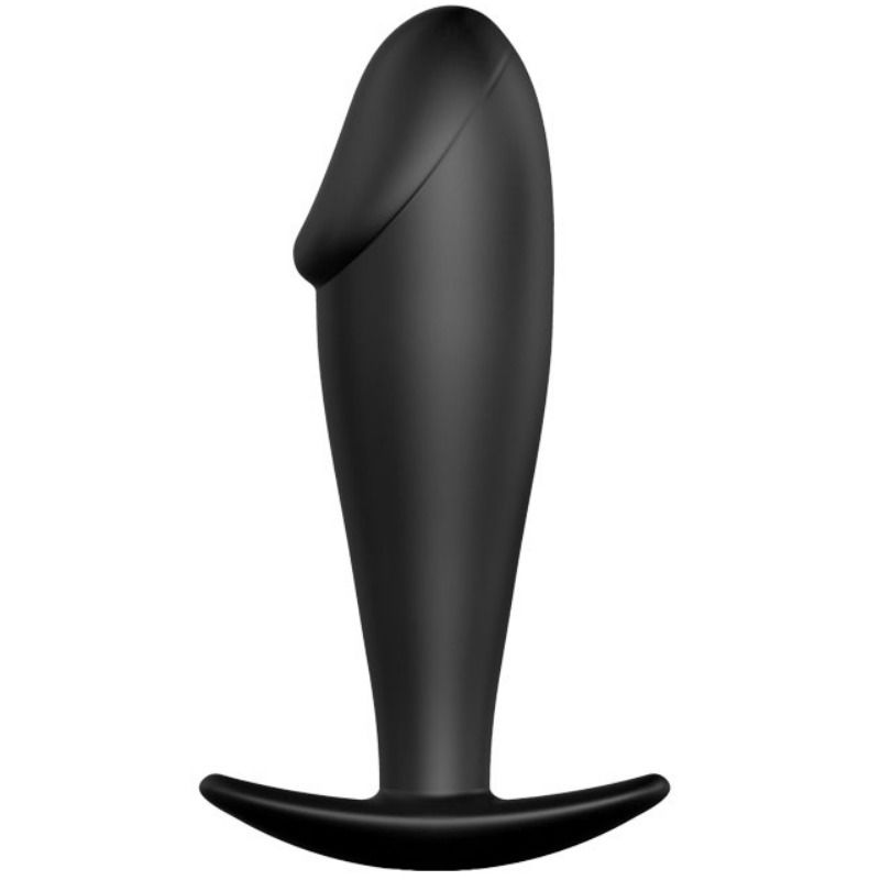 PRETTY LOVE - PLUG ANAL EM SILICONE FORMATO PÊNIS PRETO - Sex Shop Sexy