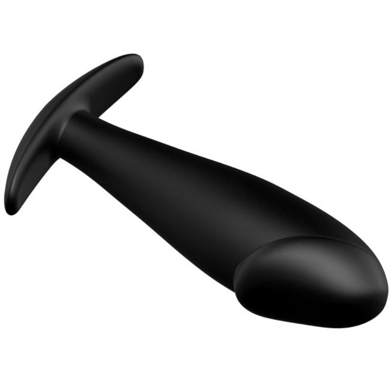 PRETTY LOVE - PLUG ANAL EM SILICONE FORMATO PÊNIS PRETO - Sex Shop Sexy