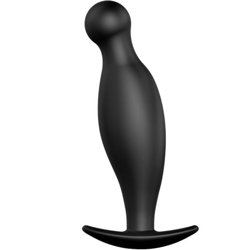 PRETTY LOVE - PLUG ANAL EM SILICONE 11.7 CM PRETO - Sex Shop Sexy