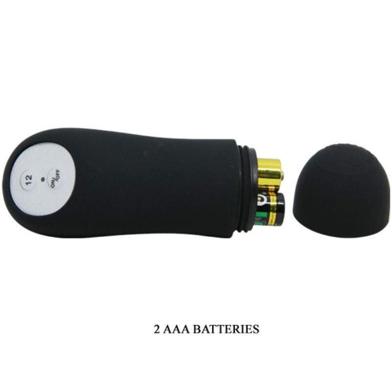 PRETTY LOVE - PLUG ANAL EM SILICONE ESTIMULAÇÃO EXTRA COM 12 MODOS DE VIBRAÇÃO E CONTROLO REMOTO PRETO - Sex Shop Sexy