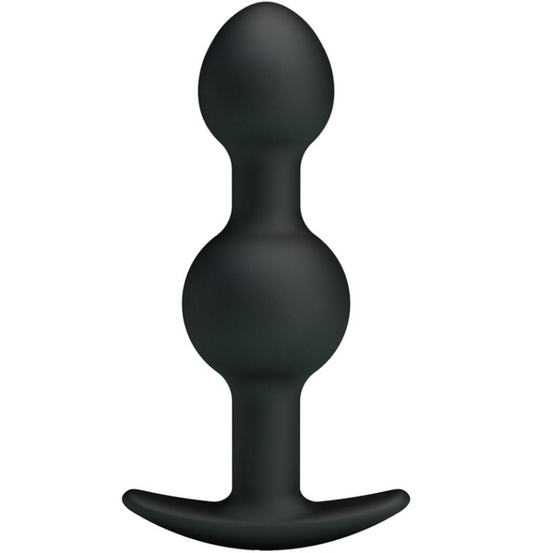 PRETTY LOVE - BOLAS ANAIS SILICONE ESTIMULAÇÃO ESPECIAL 10.3 CM PRETO