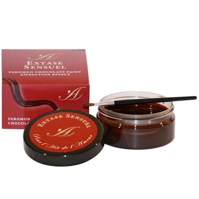 EXTASE SENSUAL - PINTURA CORPORAL DE CHOCOLATE EFEITO ATRAÇÃO 50 ML - Sex Shop Sexy