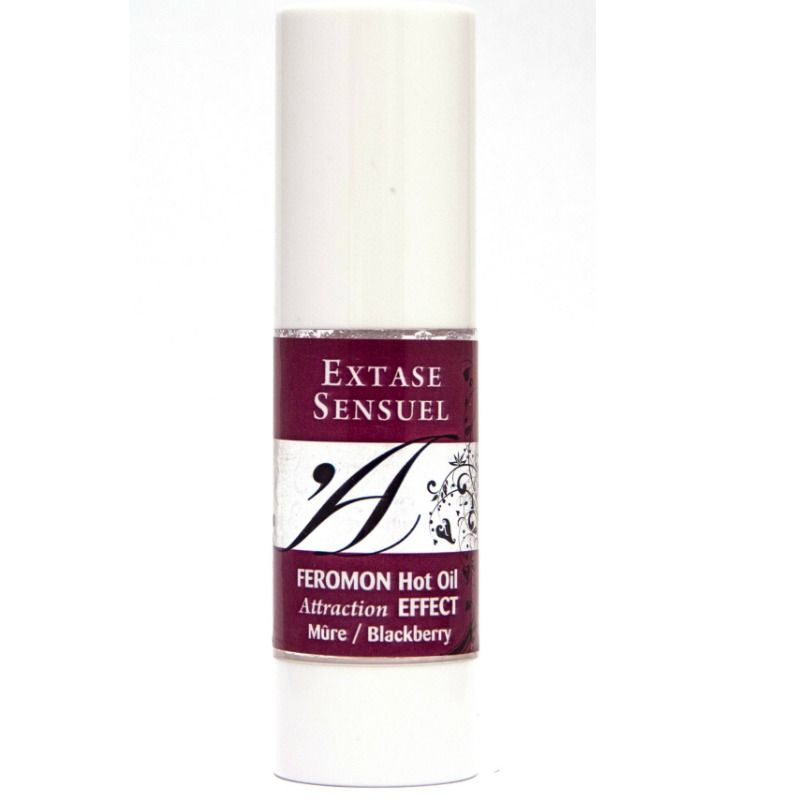 EXTASE SENSUAL - ÓLEO DE MASSAGEM EFEITO CALOR COM FEROMONAS AMORA 30 ML - Sex Shop Sexy