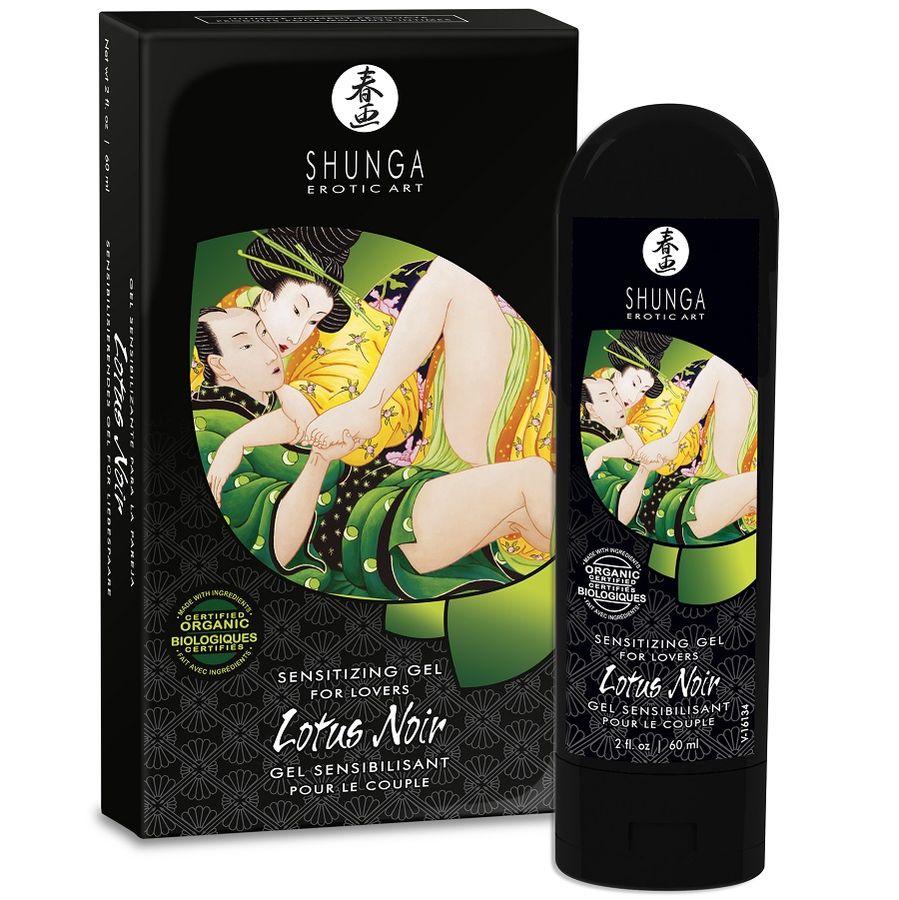SHUNGA - CREME LOTUS NOIR SENSIBILIZANTE 60 ML - Sex Shop Sexy