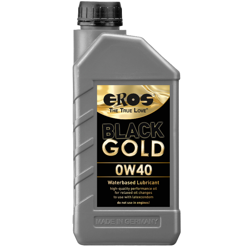 EROS - BLACK GOLD 0W40 LUBRIFICANTE À BASE DE ÁGUA 1000 ML - Sex Shop Sexy