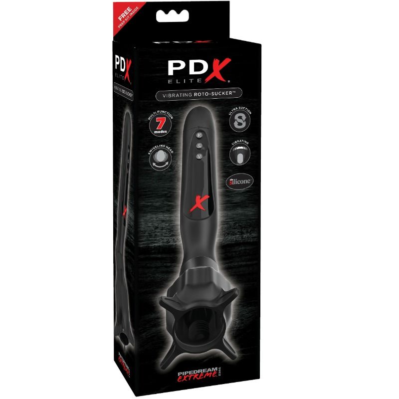 PDX ELITE - ESTIMULADOR COM VIBRAÇÃO E ONDAS ROTO-SUCKER - Sex Shop Sexy