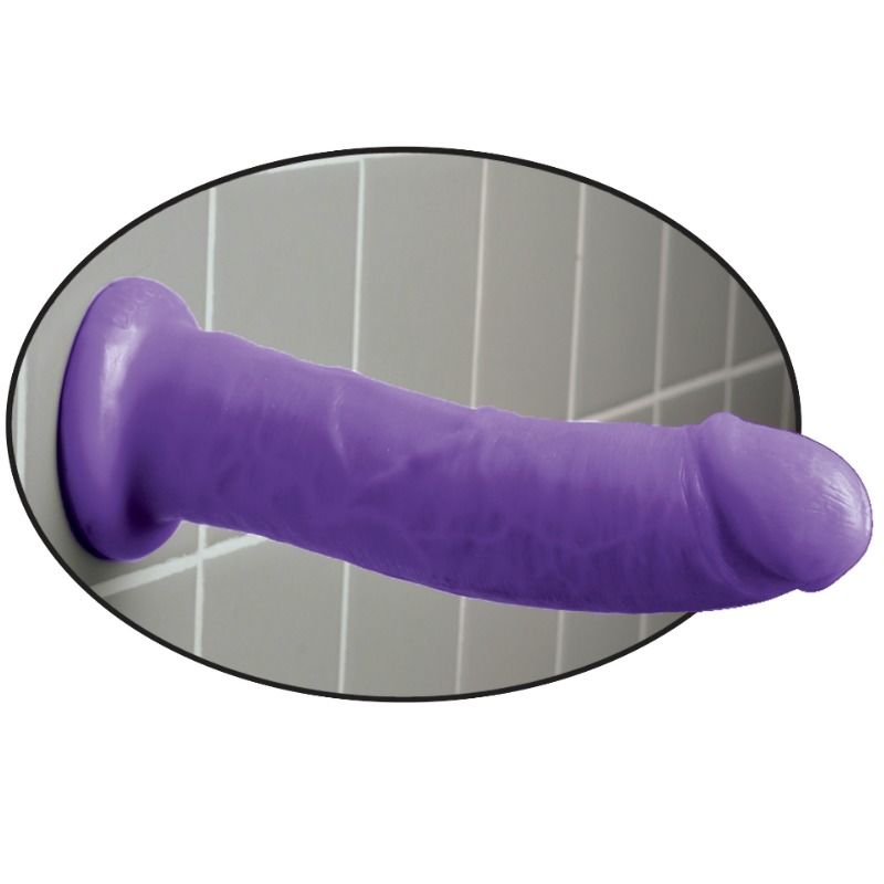 DILLIO - DILDO COM VENTOSA 20.32 CM LILÁS - Sex Shop Sexy