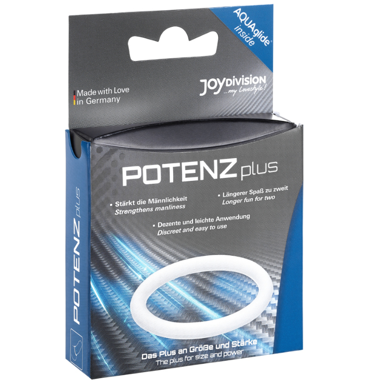 JOYDIVISION POTENZDUO - PLUS ANEL PARA PÊNIS BRANCO - M - Sex Shop Sexy