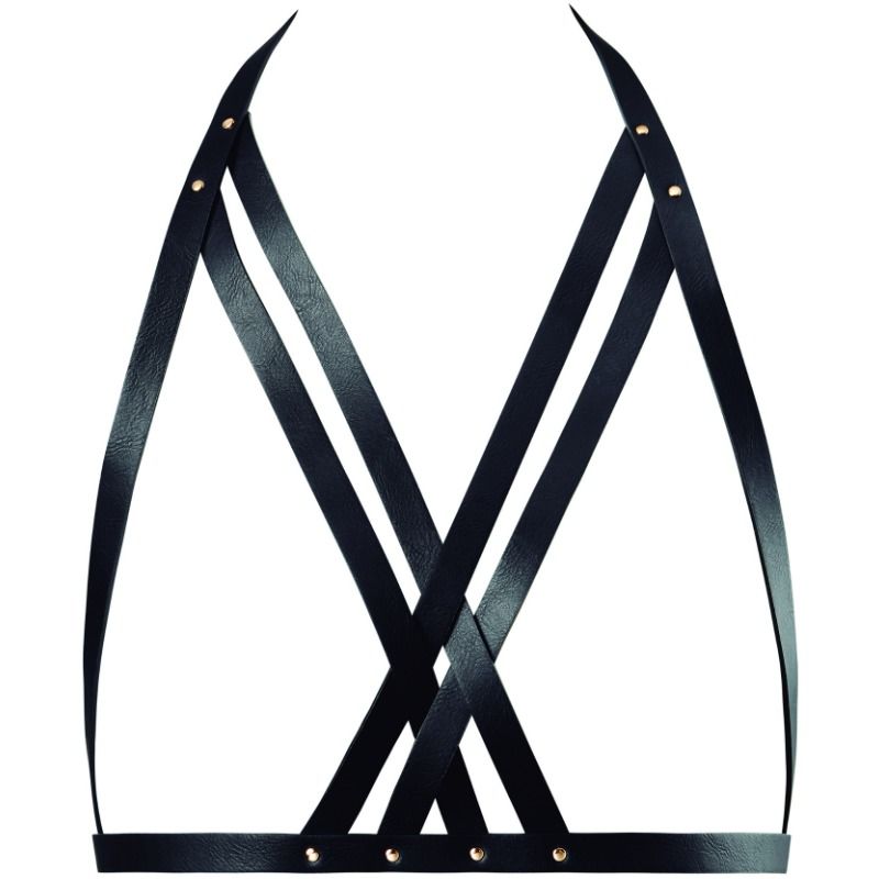 BIJOUX INDISCRETS MAZE - SUTIÃ COM CORREIAS PRETO - Sex Shop Sexy