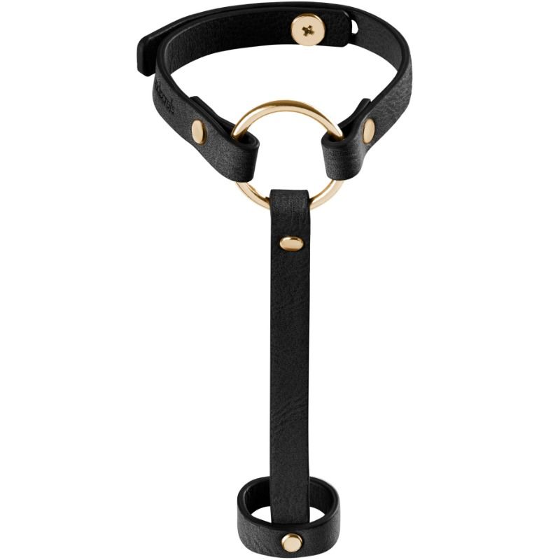 BIJOUX - INDISCRETS MAZE BRAZALETE / ARNÊS PARA MÃOS PRETO - Sex Shop Sexy