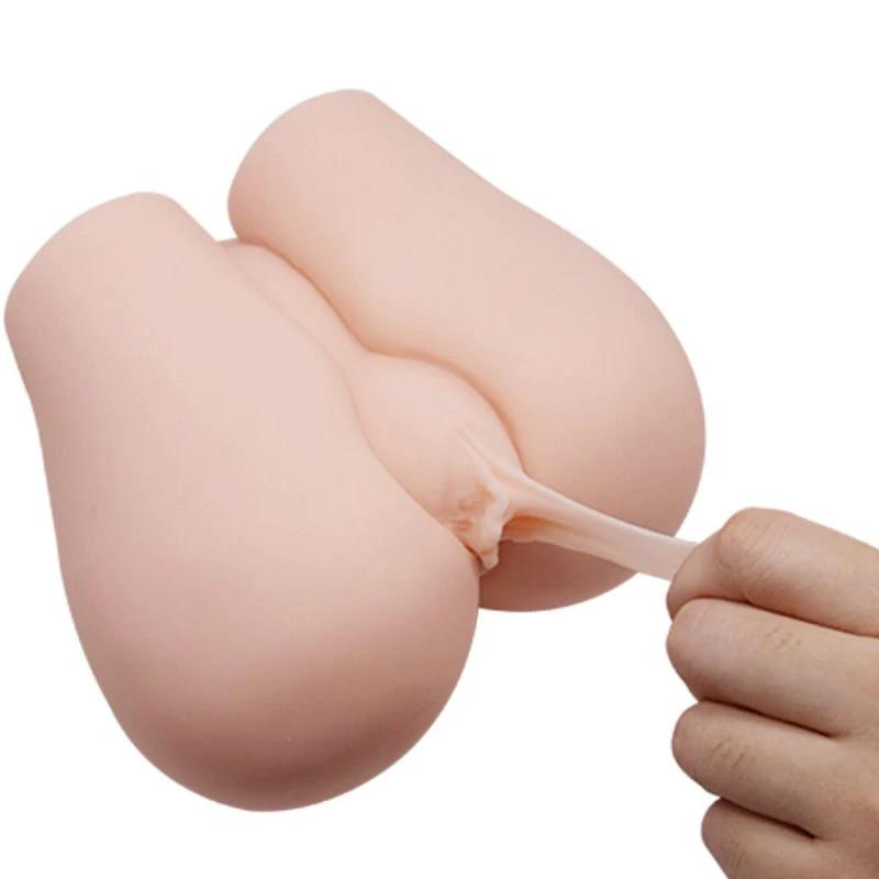 VÁGINA E ÂNUS REALÍSTICOS COM VIBRAÇÃO POSIÇÃO 3 - Sex Shop Sexy