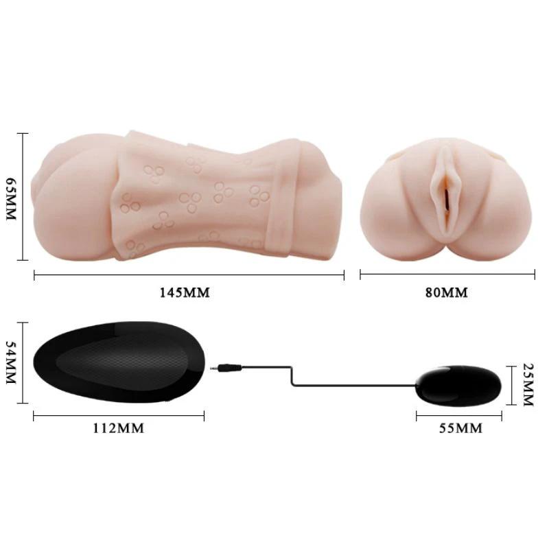 MASTURBADOR PELE DE ÁGUA VAGINA COM BALA VIBRADORA 2 - Sex Shop Sexy