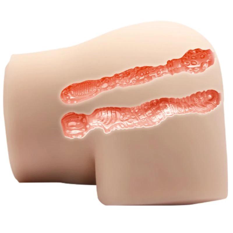VAGINA E ÂNUS REALÍSTICOS COM VIBRAÇÃO POSIÇÃO 4 - Sex Shop Sexy