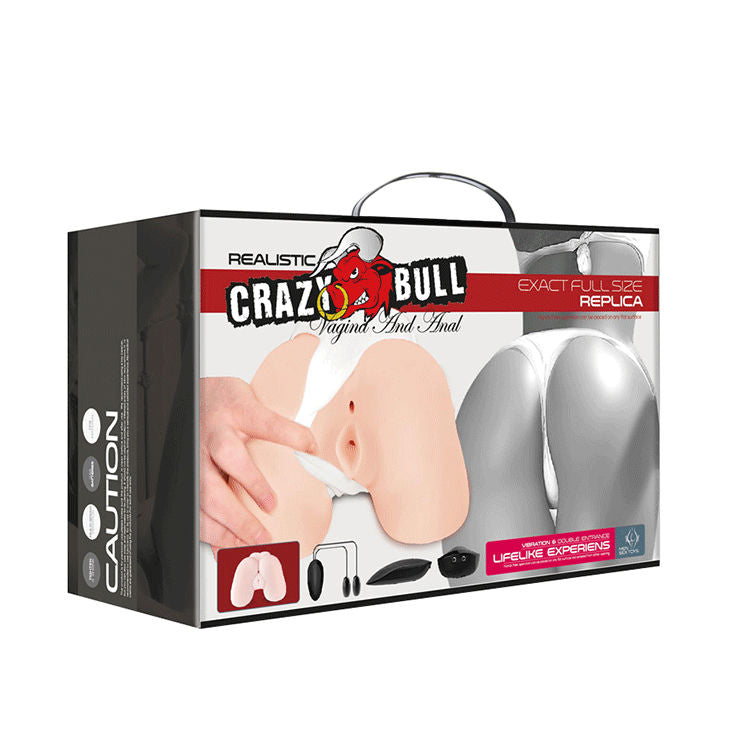 CRAZY BULL - VAGINA E ÂNUS REALISTAS COM VIBRAÇÃO POSIÇÃO 5 - Sex Shop Sexy