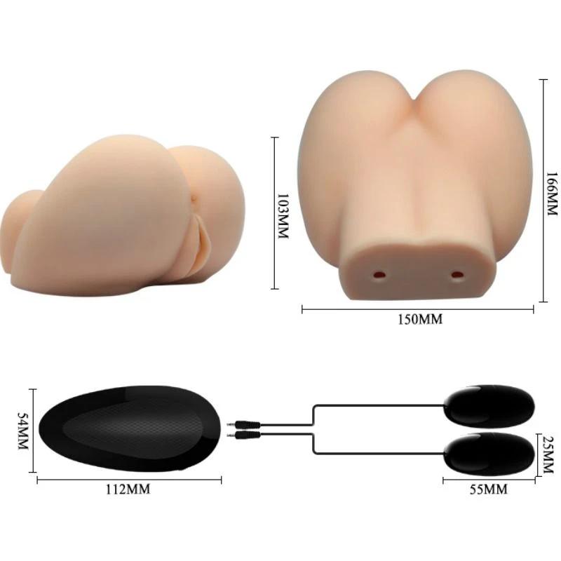 VAGINA E ÂNUS REALÍSTICOS COM VIBRAÇÃO POSIÇÃO 6 - Sex Shop Sexy