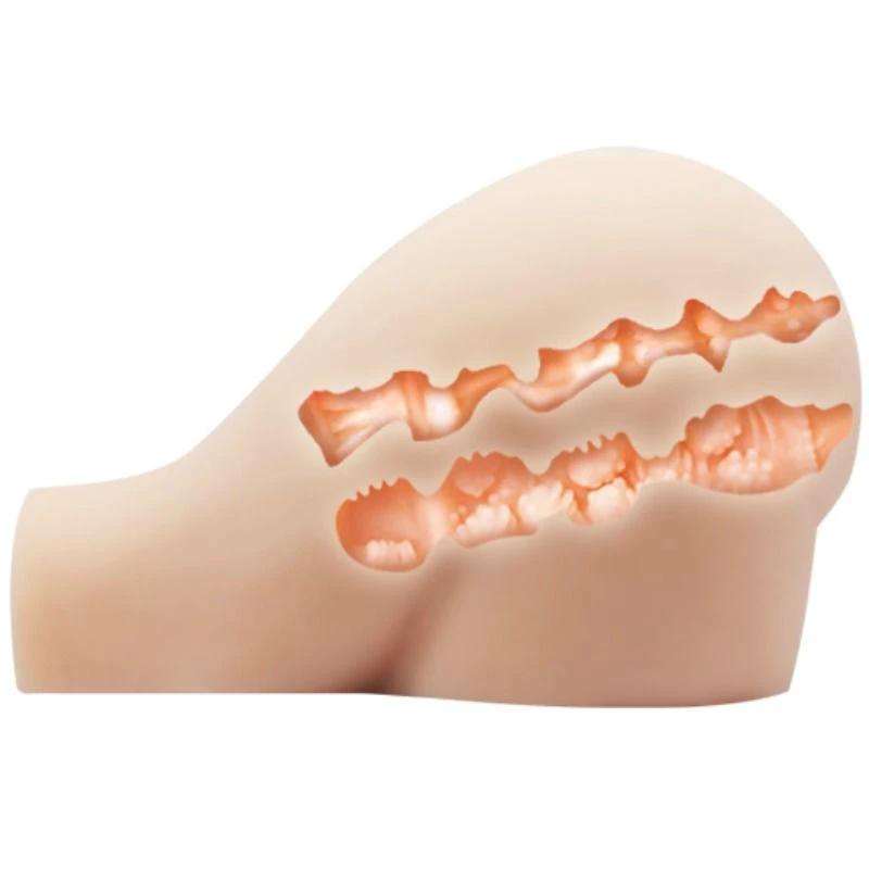 VAGINA E ÂNUS REALÍSTICOS COM VIBRAÇÃO POSIÇÃO 8 - Sex Shop Sexy