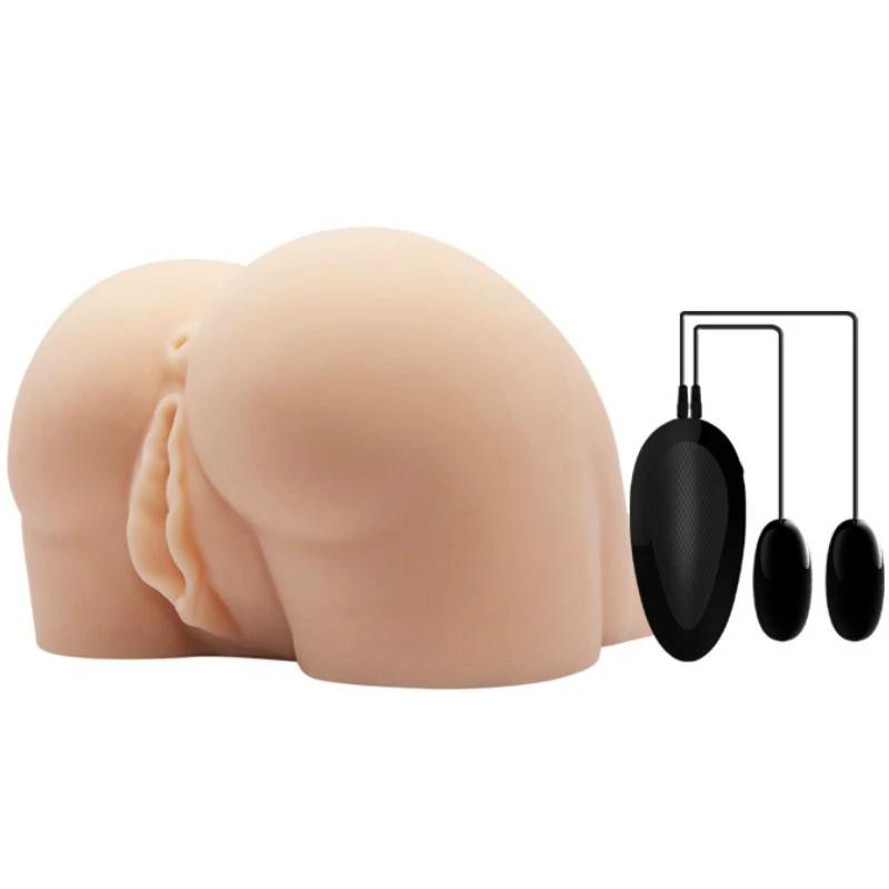 VAGINA E ÂNUS REALÍSTICOS COM VIBRAÇÃO POSIÇÃO 8 - Sex Shop Sexy