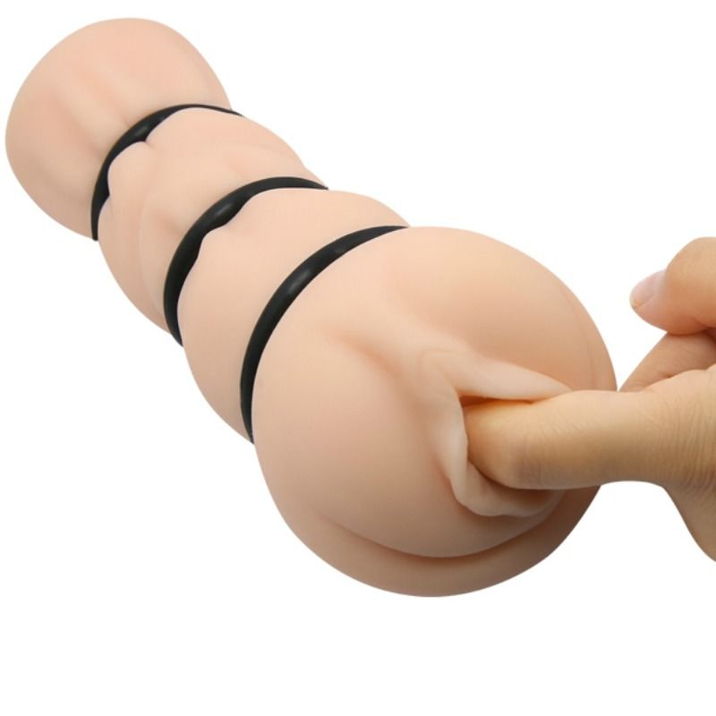 CRAZY BULL - VAGINA MASTURBADOR COM ANÉIS - Sex Shop Sexy