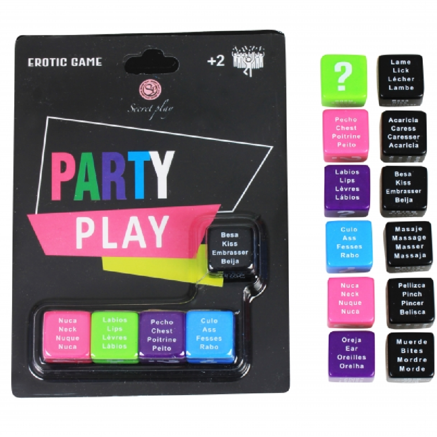 SECRETPLAY - JOGO PARTY PLAY 5 DADOS (ES/PT/EN/FR) - Sex Shop Sexy