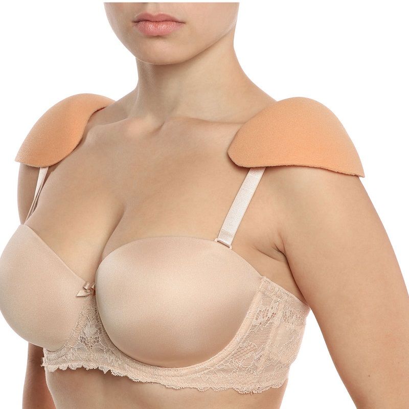 BYE-BRA - PROTETORES DE OMBRO PARA SUTIÃ BEGE - Sex Shop Sexy