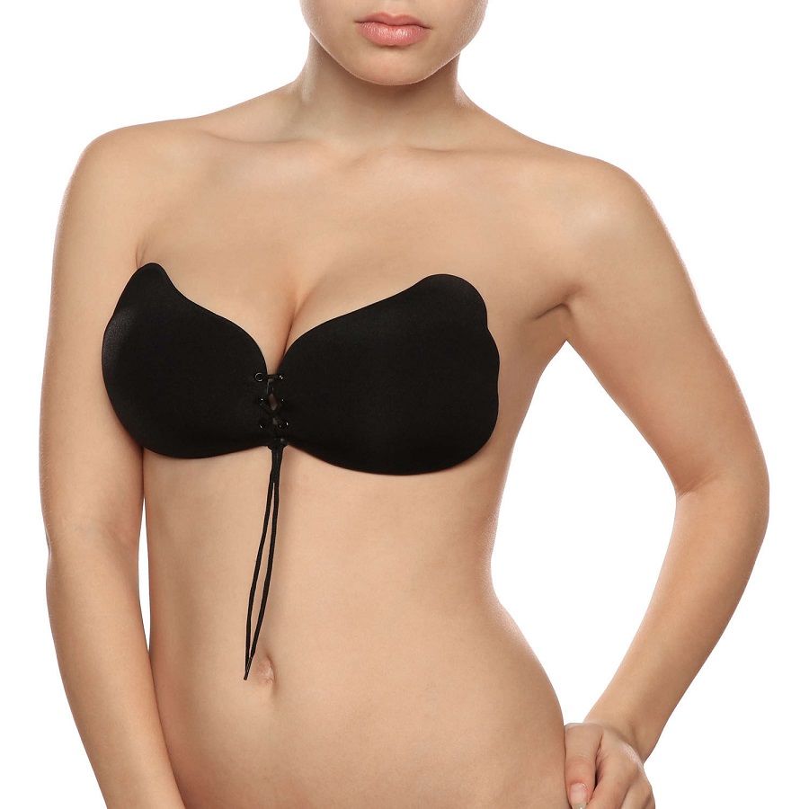 BYE-BRA - LACE-IT SUTIÃ PUSH-UP PRETO COPA C - Sex Shop Sexy