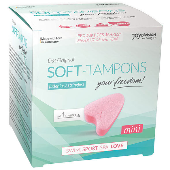 JOYDIVISION SOFT-TAMPONS - TAMPÕES ORIGINAIS MINI LOVE / 3 UNIDADES - Sex Shop Sexy