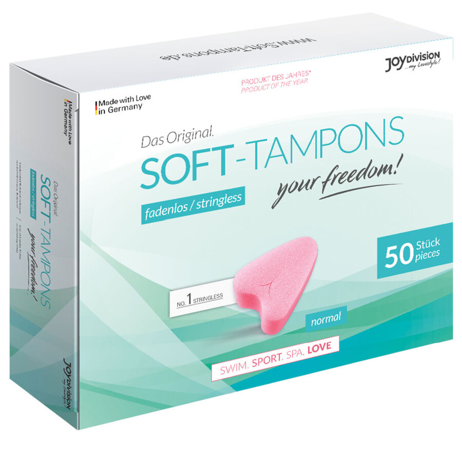 JOYDIVISION SOFT-TAMPONS - TAMPÕES ORIGINAIS LOVE / 50 UNIDADES - Sex Shop Sexy