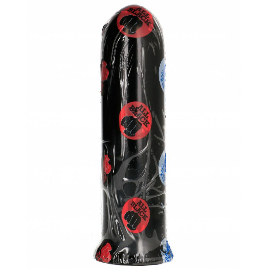 ALL BLACK - DILDO PRETO 19 CM - Sex Shop Sexy