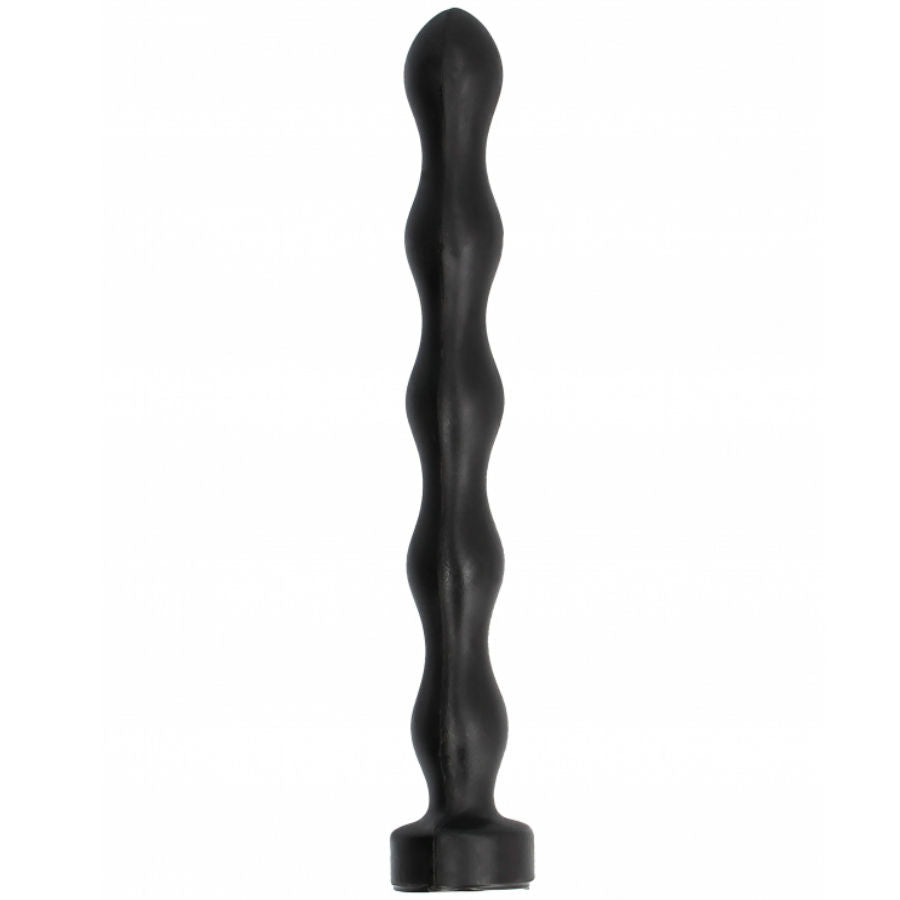 ALL BLACK - PLUG ANAL COM ESFERA 32 CM - Sex Shop Sexy