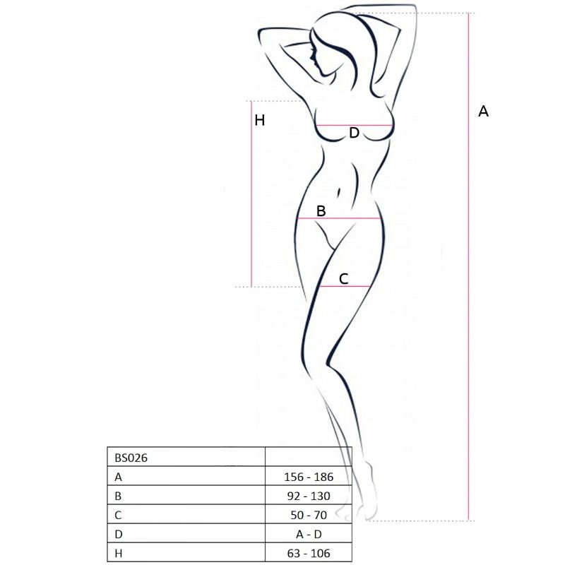 PASSION - BODYSTOCKING MULHER BS026 ESTILO VESTIDO BRANCO TAMANHO ÚNICO - Sex Shop Sexy
