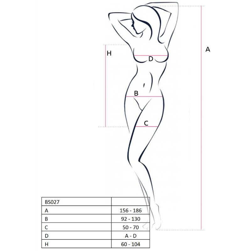 PASSION - BODYSTOCKING MULHER BS027 ESTILO VESTIDO VERMELHO TAMANHO ÚNICO - Sex Shop Sexy