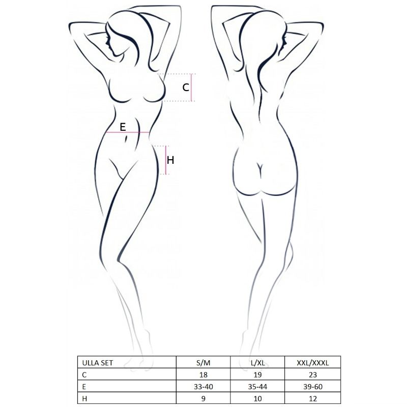 PASIÓN - CONJUNTO MUJER ULLA TALLA S/M