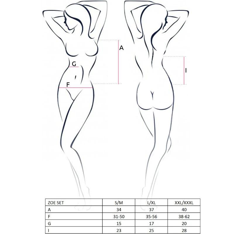 MULHER ZOE CONJUNTO TAMANHO - Sex Shop Sexy