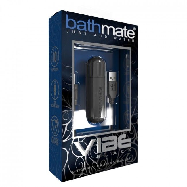 BATHMATE - VIBE BULLET VIBRADOR NEGRO - Sex Shop Sexy