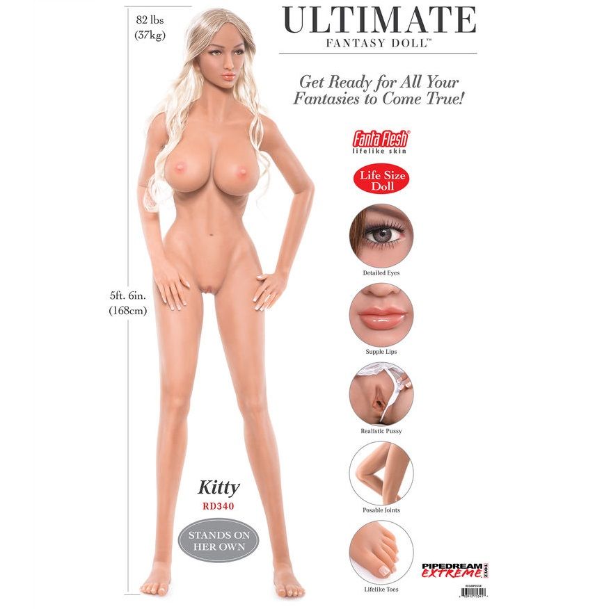 EXTREME TOYZ - PIPEDREAM EXTREME ULTIMATE FANTASY DOLLS KITTY 168 CM - Sex Shop Sexy