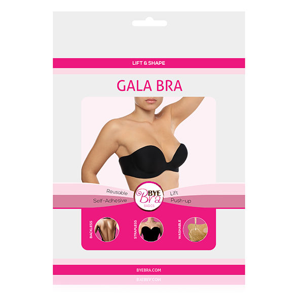 BYE-BRA - GALA SUTIÃ COPA B PRETO - Sex Shop Sexy