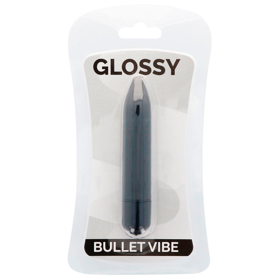 GLOSSY - THIN VIBRADOR NEGRO - Sex Shop Sexy