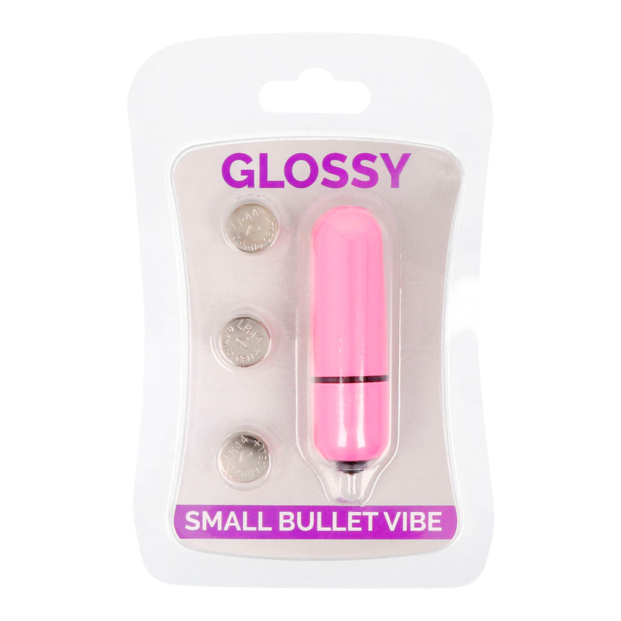 GLOSSY - SMALL BULLET VIBRADOR ROSA INTENSO - Sex Shop Sexy