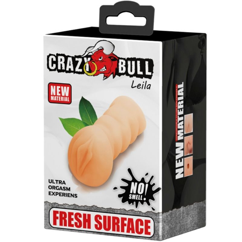 CRAZY BULL - LEILA MASTURBADOR VAGINA 13,5 CM - Sex Shop Sexy